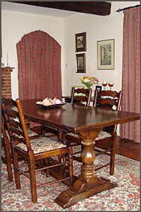 The Dining Room at The Apothecary's B&B, Wellesbourne
