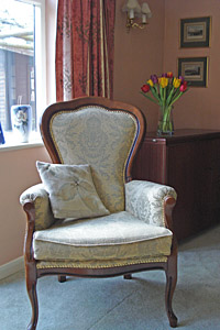 Lounge Chair at The Apothecary's B&B, Wellesbourne